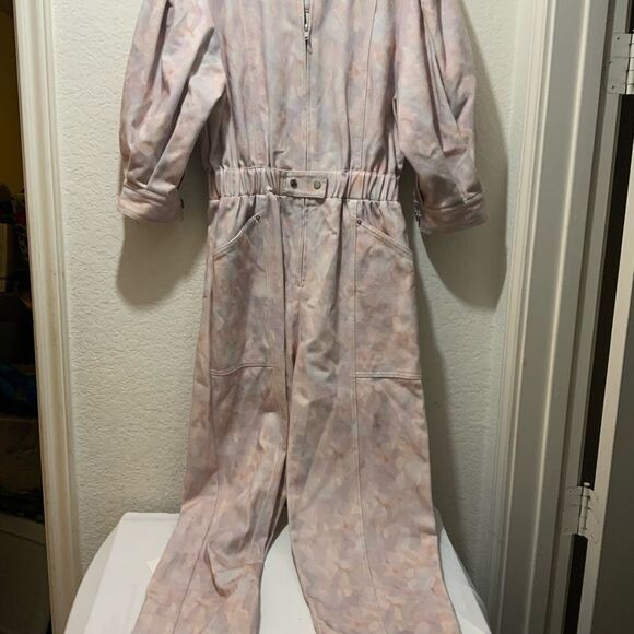 New magalie pascal ceina jumpsuit watercolor pink size Small - Picture 8 of 14